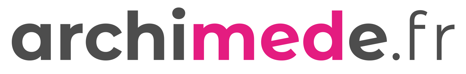 Logo archimede sans baseline